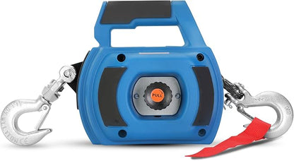 Portable Drill Winch of 1000 LB, Rotate The Hook 360 Degrees, by Lonsge