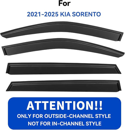 Window Visors Rain Guards Shield - Image 2