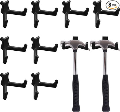 8 Pcs Shed Storage Tool Hooks Accessories Compatible by Qiyaz