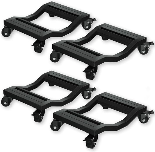 I'EZONK Industrial Stainless Steel Car Dolly Set of 4-6, 084kg Capacity | Pro by CHUANGQI-BRAND