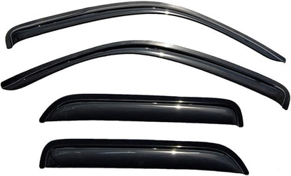 4pcs Side Window Deflectors Window Visors - Image 2