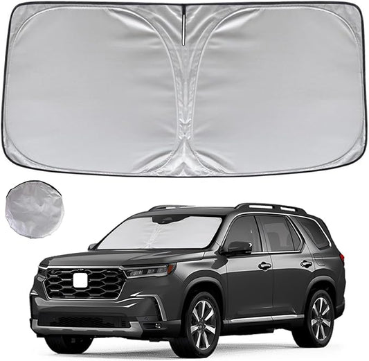 KAYZT Windshield Sun Shade for 2009-2015 Honda Pilot Foldable Sunshade Front by KAYZT