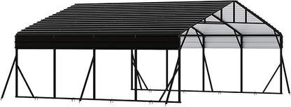 20' x 20' x 8.5' Heavy Duty Metal Carport by Hipicute
