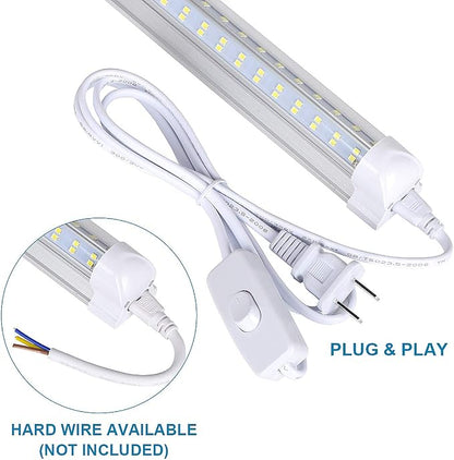 25 Pack, LED Shop Light, 4FT LED Light Fixtures, 60W 6500LM 6000K Cool White - Image 5