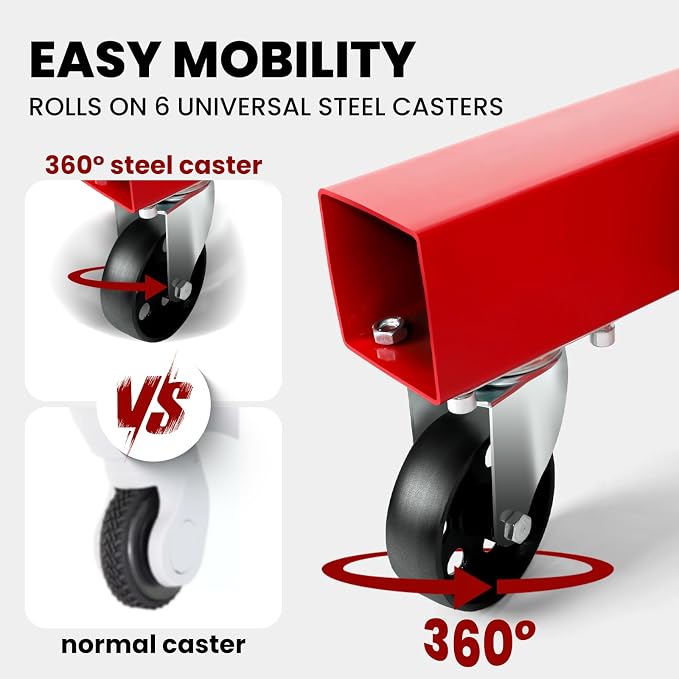 5500 Lbs Folding Cherry Picker Engine Hoist, 2.5 Ton Engine Crane - Image 5