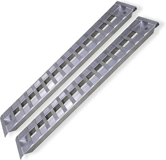 GEN-Y Heavy Duty Aluminum Ramps 8K Capacity Silver by GEN-YHitch