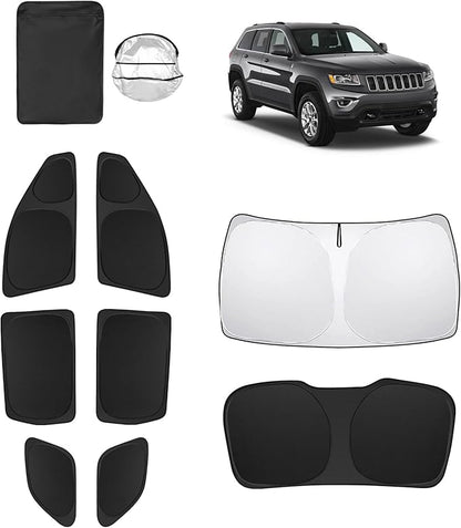 8pcs Car Window Shades forJeep Grand Cherokee 2011-2021 Accessories, Windshield by Unknown