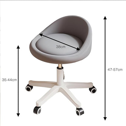 Rolling Stool Set of 4 Rolling Hydraulic Salon Stool - Image 2