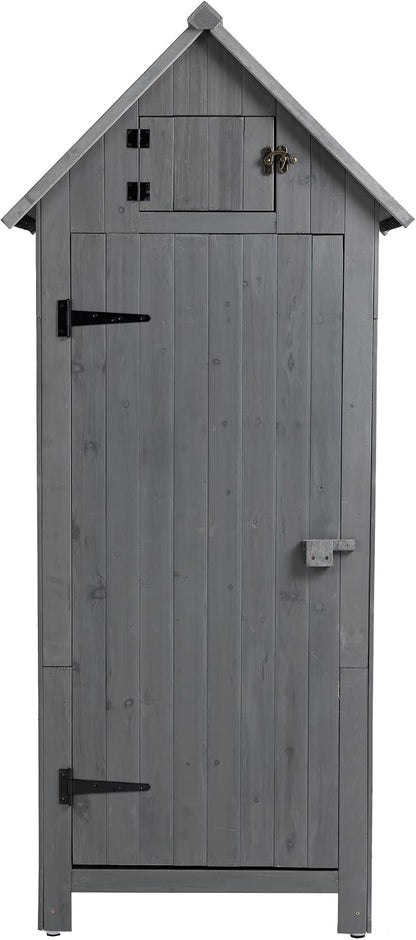 30.3" L X 21.3" W X 70.5" H Outdoor Storage Shed - Image 9