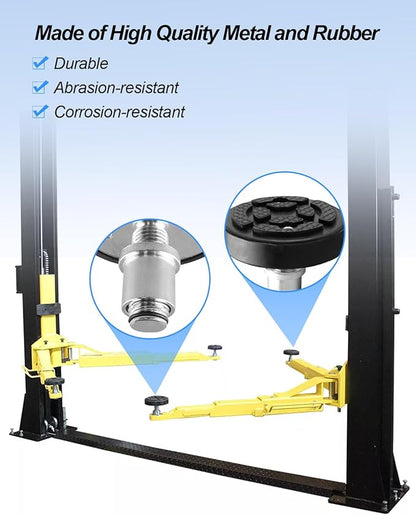 2 Pcs 35mm Car Lift Feet Pads Plus-High Heightening Rubber Feet Tray Fit - Image 3