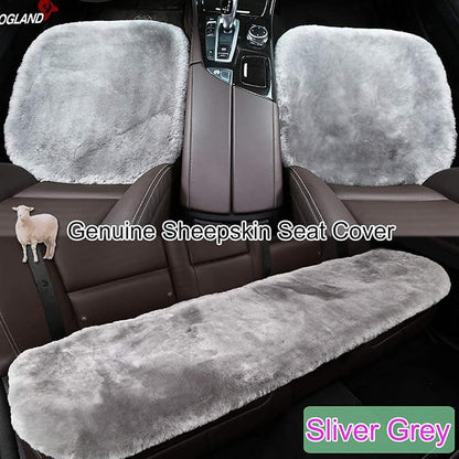 20 inchs Fluffy Shearling Sheepskin Car Seat Cover - Image 3