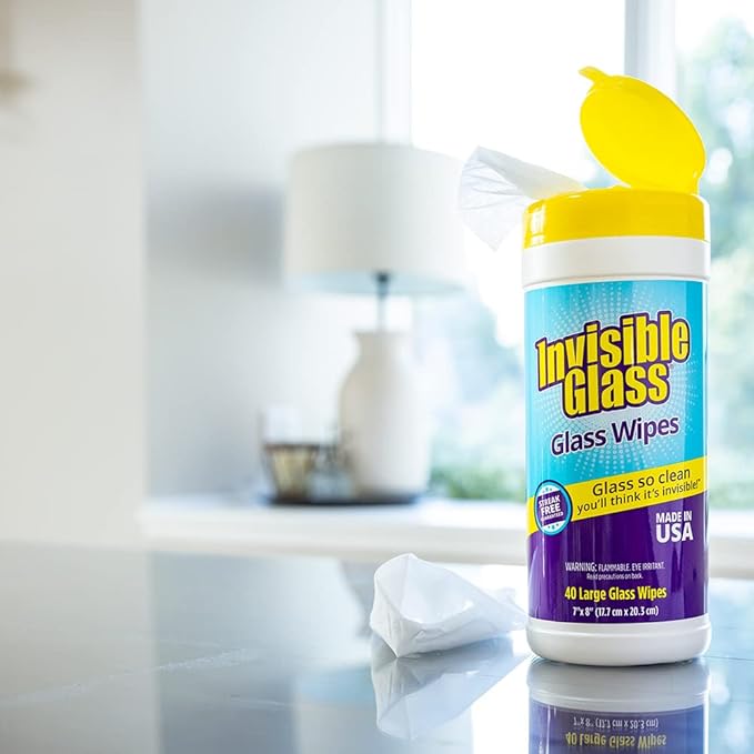 Invisible Glass 90160 Glass Cleaning Wipes Perfect - Image 7