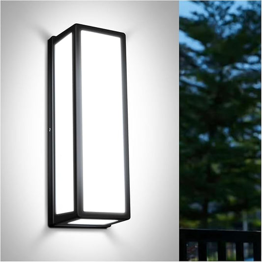 30Watt Modern Outdoor Wall Lights, 2000 Lumen Waterproof Exterior Porch Light by TOMOURD