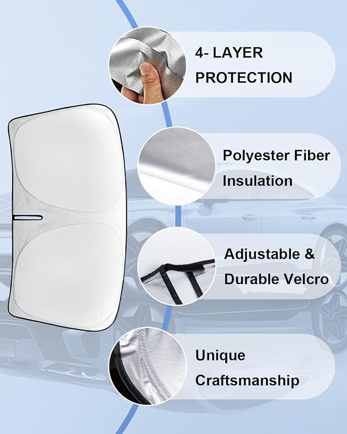 Custom Fit for Civic Car Windshield Sunshade for Honda Civic 9 Generation - Image 7