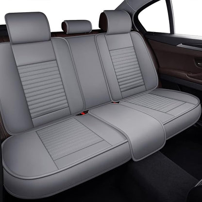 LINGVIDO Car Seat Covers, Breathable and Waterproof Faux Leather Automotive - Image 2