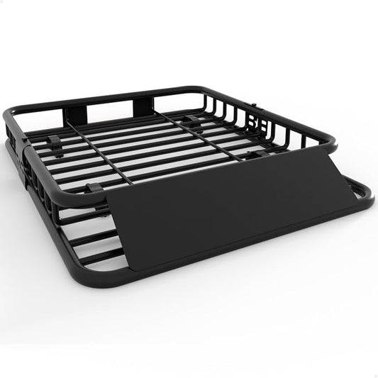 51" x 36" Universal Roof Rack Basket, 200 Lbs Capacity Rooftop Cargo Carrier by GarveeLife