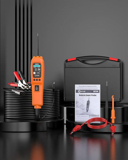 KZYEE KM50 Power Circuit Probe Kit - 12V/24V Automotive Circuit Tester Current - Image 8