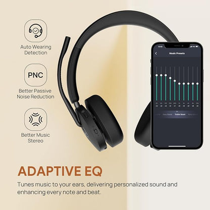 Yealink BH74 with Stand ANC Wireless Bluetooth Headset with Mic - Image 9