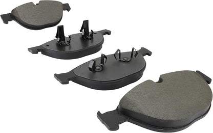 Premium Semi-Metallic Front Brake Pads Compatible - Image 2