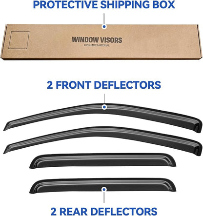 Window Visors Rain Guards Shield - Image 5