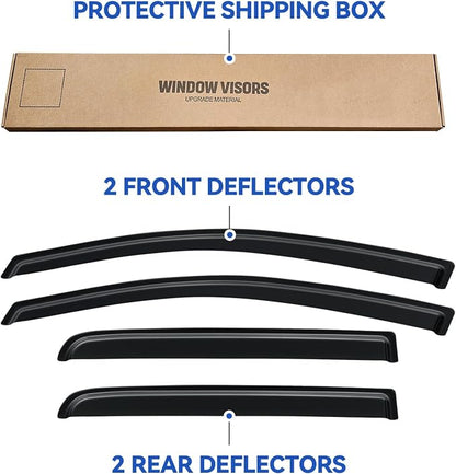 Window Visors Rain Guards Shield - Image 7