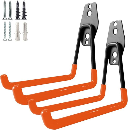 Garage Storage Utility Hooks，Garage Garden Tool Organizer，Steel Wall Mount Hooks by GeeWatom