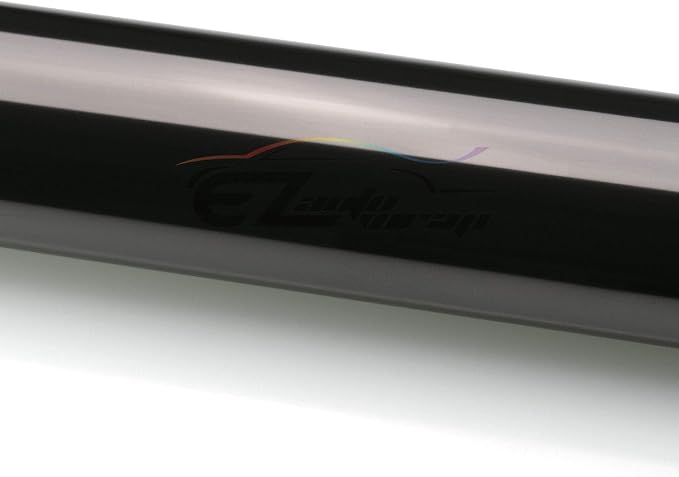 EZAUTO WRAP Free Tool Kit 12"x48" Glossy Medium Black Smoke Headlight Taillight - Image 2