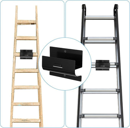 Heavy Duty Ladder Hooks for Garage Wall 4 Pack Black Ladder Hanger Garage Wall - Image 6