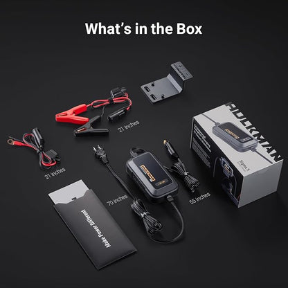 Hulkman Sigma 5, 5A Car Battery Trickle Charger, 12V and 6V Smart Charger - Image 7