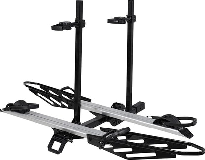 Rockland Foldable 2-Ebike Rack, 200 lbs Capacity, Hitch Mount Electric Bike Rack by Rockland