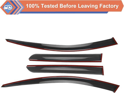 ZONFANT Window Rain Guards, Side Window Deflectors, Sun Visor Rain Vent Window - Image 4