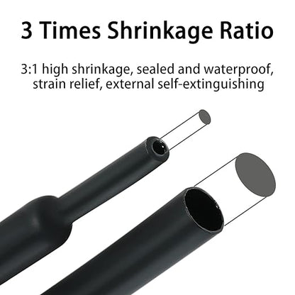 3:1 Ratio Heat Shrink Tubing Roll Adhesive Lined Industrial Marine Grade Dual - Image 4