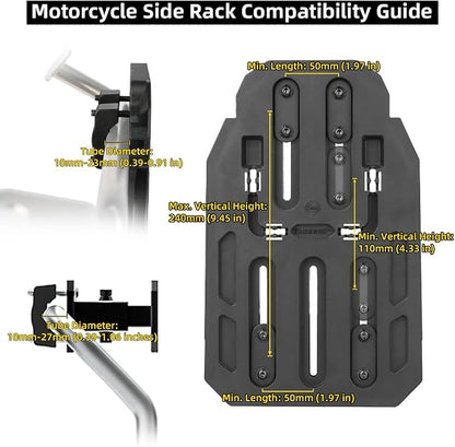 Rhinowalk Motorcycle Saddlebag 35L Waterproof, Quick Release Motorbike Side Bag - Image 6