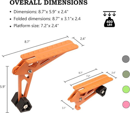 COWVIE Foldable Car Door Step Stand Pedal - Image 2