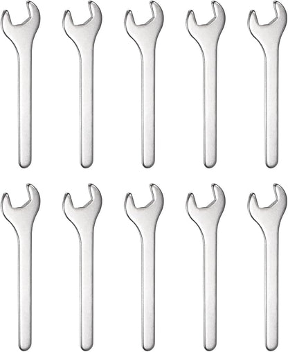 HARFINGTON 10pcs Small Wrench Open End Wrench 13x108x3mm Metric U-Shaped Single by HARFINGTON