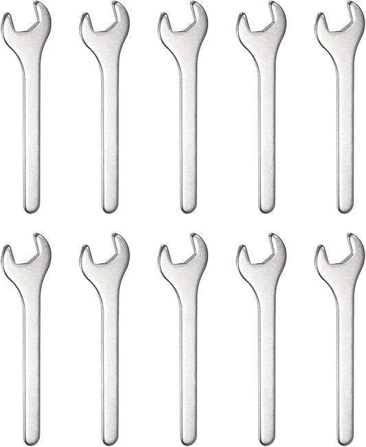 HARFINGTON 10pcs Small Wrench Open End Wrench 13x108x3mm Metric U-Shaped Single by HARFINGTON