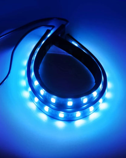 12V Led Light Strip 32CM Waterproof Ice Blue Led Strip Lights - Image 2