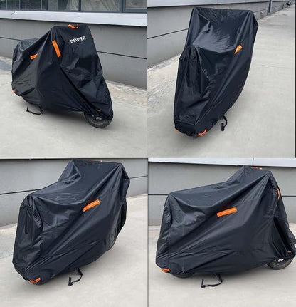 Motorcycle Cover Waterproof Outdoor, 420D Heavy Duty, All Season Protection - Image 9
