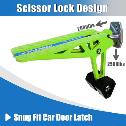 TOOENJOY Universal Fit Car Door Step, Foldable Roof Rack Door Step Up on Door - Image 6
