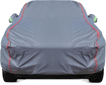 Breathable New Material, Waterproof Car Cover, Locks and Zipper Doors, by QUYDDC