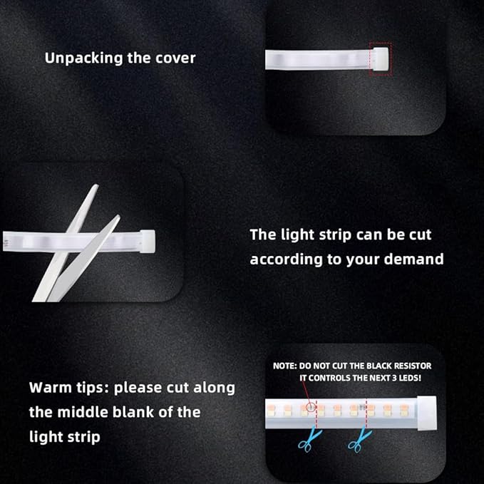 Upgrade Dynamic Flowing Car LED Trunk Light Strip, 158Inch Universal Flexible - Image 4