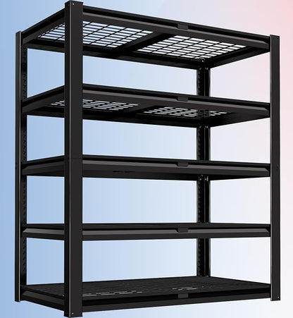 PrimeZone Heavy Duty Garage Shelving 5 Tier Heavy Duty Storage Shelves by PrimeZone