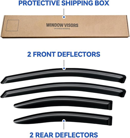 Window Visors Rain Guards Shield - Image 5