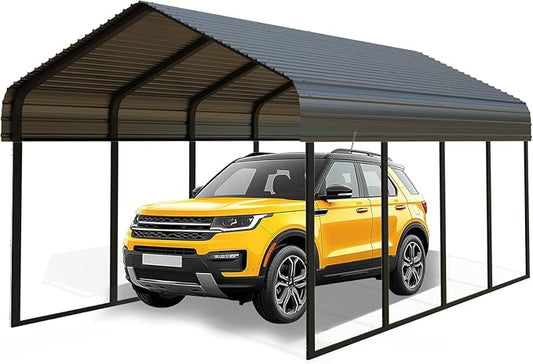 10x20FT/20x20 FT Metal Carport Heavy Duty by Unknown
