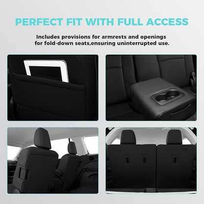 for Honda Pilot Seat Covers, Car Seat Protectors Full Set Custom Fit Pilot Elite - Image 6