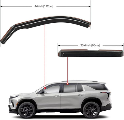 Nilight Durable in Channel Rain Guards - Image 7