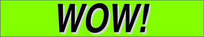 Ez-line Vinyl Windshield Stickers 3 Dozen 15 Inch Chartreuse Slogan Dealership - Image 3