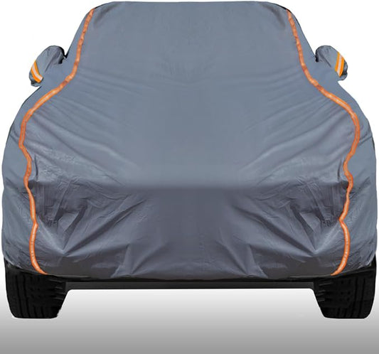 KEYOOG Universal Waterproof Heavy Weight Full Car Covers, Fit Pickup, All by KEYOOG