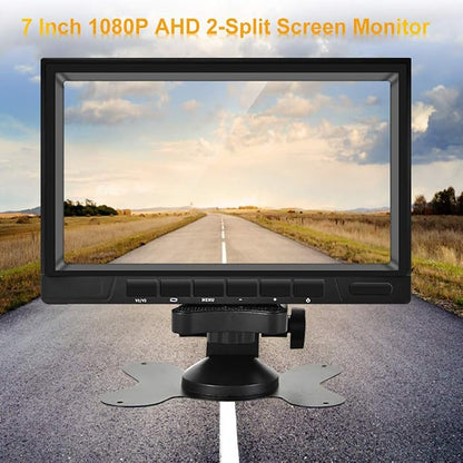 AHD Dual Backup Camera with 7'' 1080P DVR Monitor, Front and Rear View Camera - Image 10