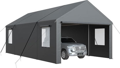 Polar Aurora Carport 20x20 FT, Heavy Duty Car Port Canopy, - Image 8